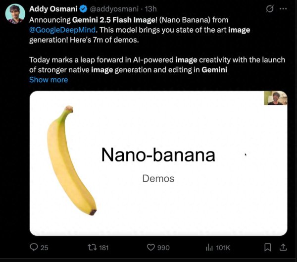股票配资真平台 AI 上新 | 谷歌最新「香蕉」AI 图像模型, 让网友疯玩「Vibe Photoshoping」